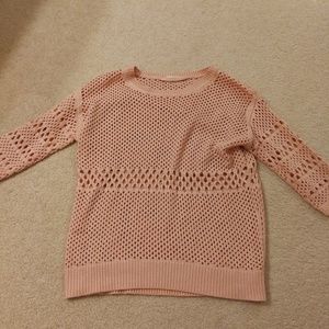 RARE NEW aritzia wilfred pink sweater silk cashmer